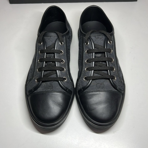 Gucci Canvas & Leather Black Sneaker Women’s Size US 7.5 - Picture 4 of 16